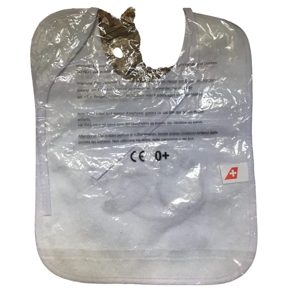 Swiss Air Terrycloth Bib